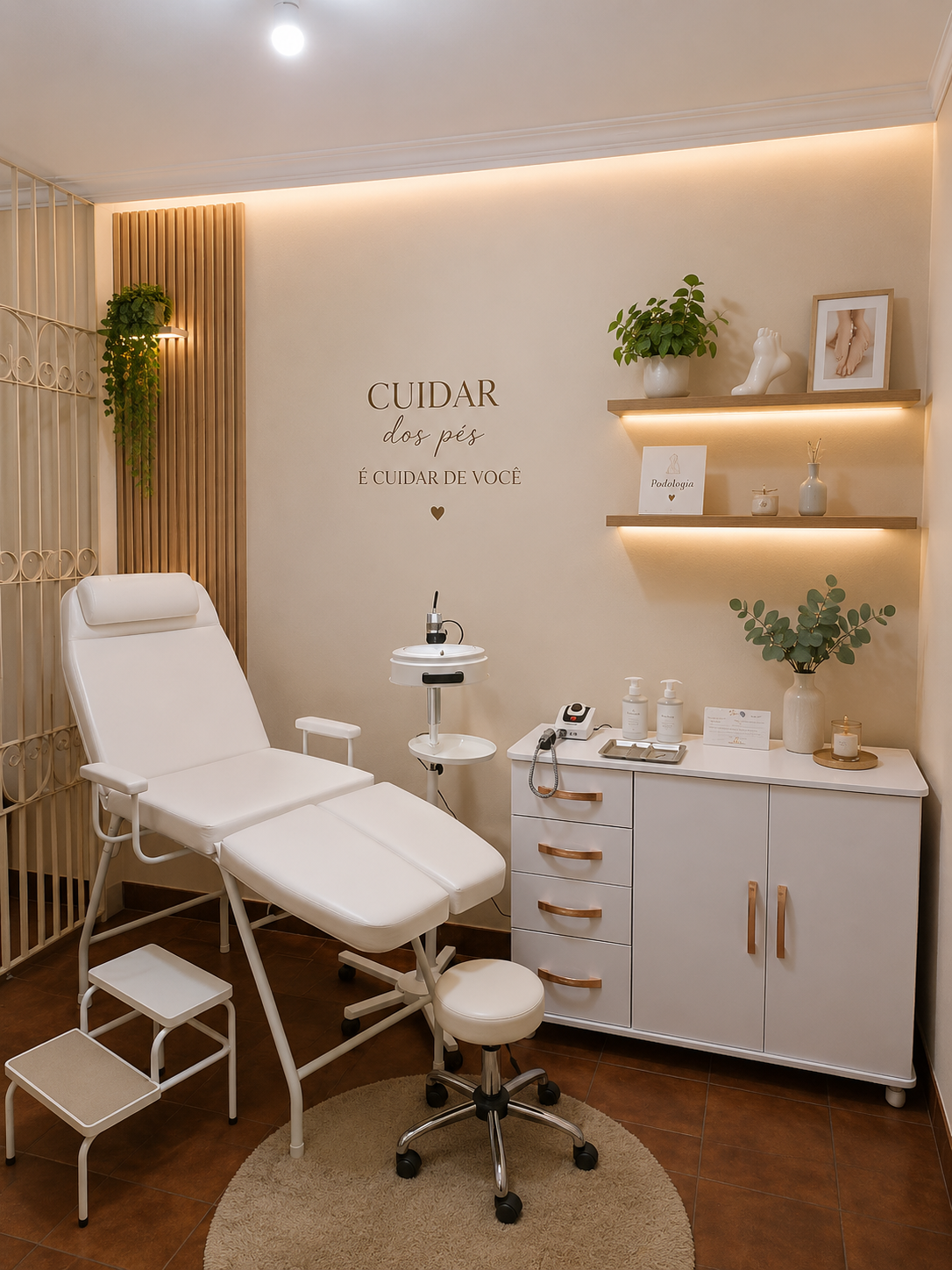 Sala de atendimento da Clínica Rosana Martin